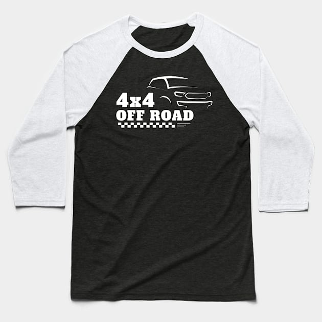 jeep Baseball T-Shirt by FUNNY LIFE